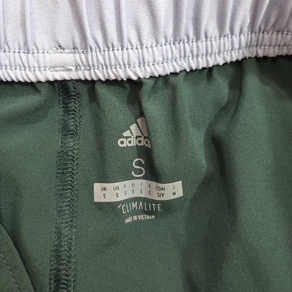 Adidas Men's Green Climalite Athletic Active Shorts Lightweight NWT Size Small - Picture 6 of 10